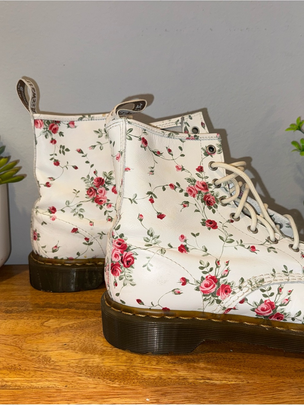 Doc Marten’s Floral Boots - Gently worn